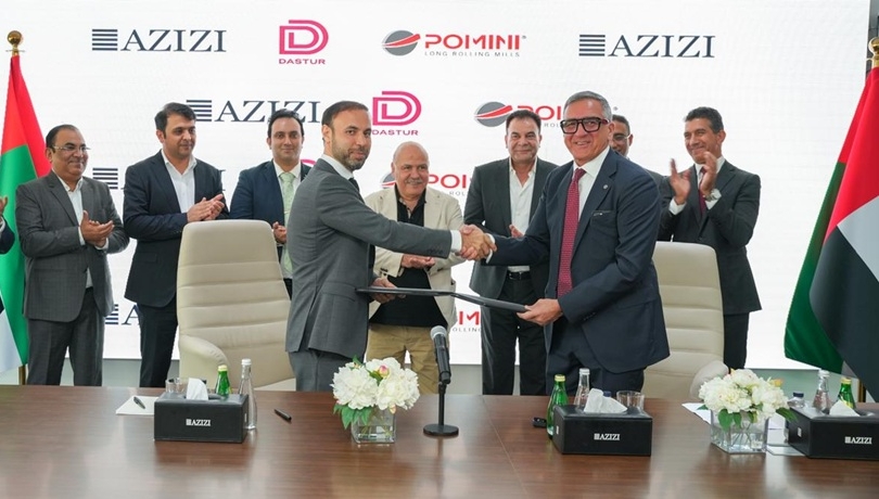 عزيزي للصناعات تطلق مشروعاً ضخماً لإنتاج حديد التسليح في "كيزاد" أبوظبي