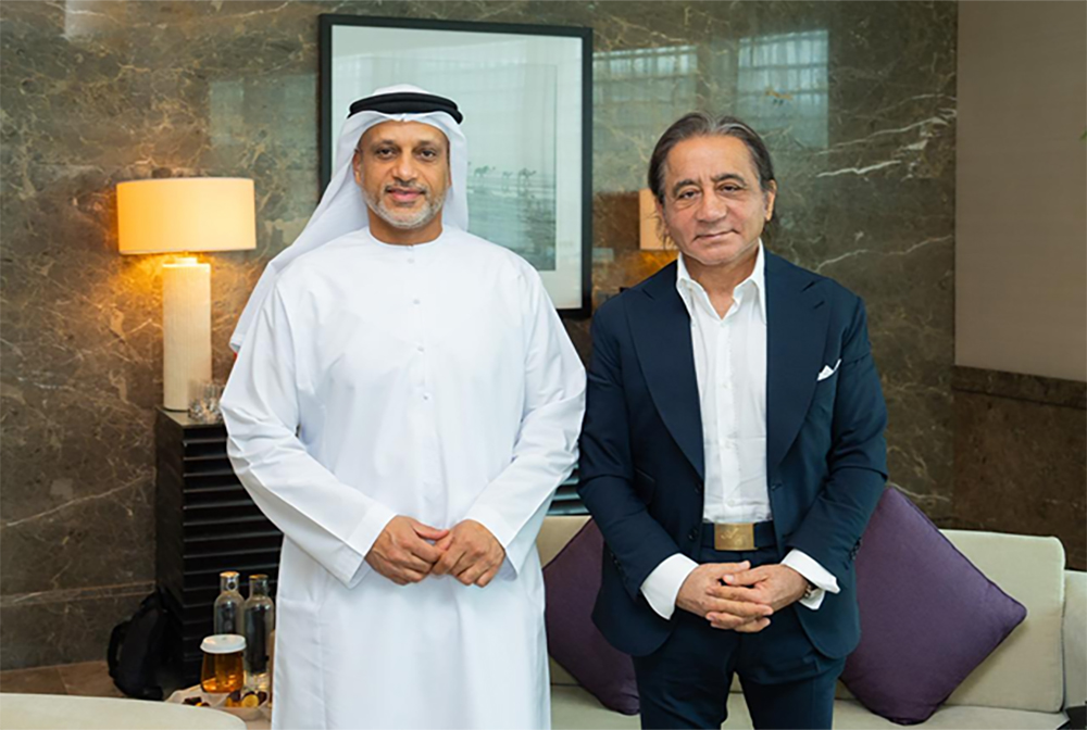 “عز” يبحث مع “الرميثي” مستقبل صناعة الصلب في العالم العربي